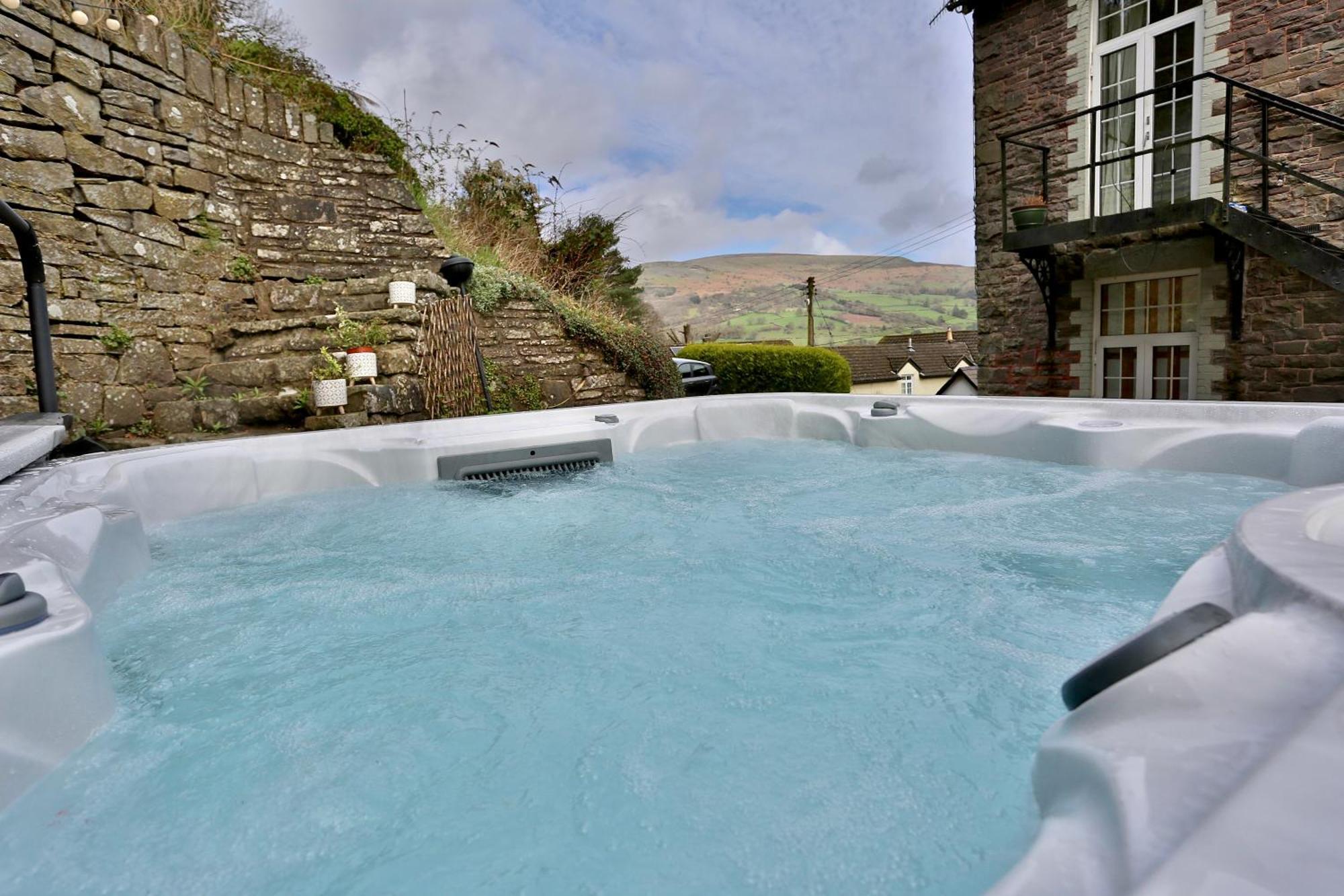 Ty Croeso House Villa Llangattock Buitenkant foto